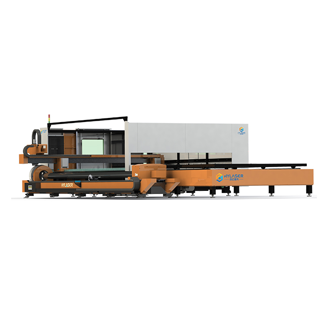 12000W Sheet Metal Plate and Tube CNC Fiber Laser Cutting Machine for Stainless Steel Tube Cut Pipe 350mm Laser Equipment